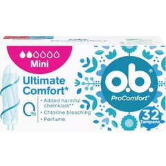 Ob Tampon Periodique Mini Pro Comfort 32 Tampons
