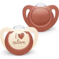Nuk For Nature Sucette Silicone 18-36m 2 Unités