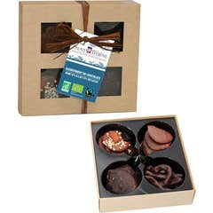 Palais d'Ébène Pack Assortiment Chocolats Noir et Lait 4uts