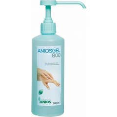 Anios Aniosgel 800 Gel Hydroalcoolique Pompe Vissée 500ml