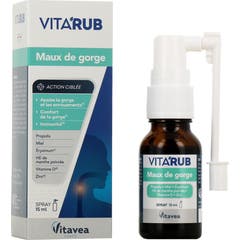 Vitavea Vita'Rub Spray Maux de Gorge 15 ml