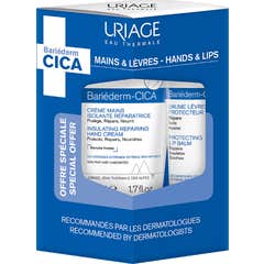 Uriage Bariederm-Cica Crème Mains 50 ml + Baume Lèvres 15 ml