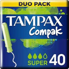 Tampax Compak Super 40 Unités