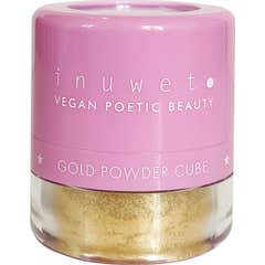 Inuwet Poudre Libre Pailletée Dorée Corps Visage