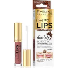 Eveline Cosmetics Oh My Lips Brillant à Lèvres Repulpant Chocolat 4,5 ml