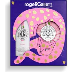 Roger & Gallet Coffret Eau Parfumée Bien-être Rose 30ml et Savon 100 g