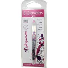 3 Claveles Pince À Épiler Crabe Acquerelli 9,5 Cm