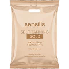 Sensilis Self Tanning Gold 6 Lingettes Autobronzantes