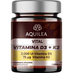 Aquilea Vital Vitamine D3 + K2 90 gélules
