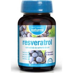 Naturmil Resvératrol avec extrait de pépins de raisin 60 Capsules