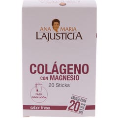 LaJusticia Collagène enrichi en magnésium goût fraise 20 sachets