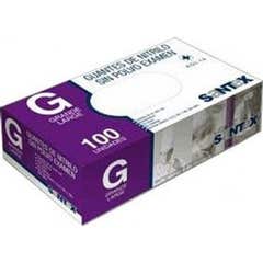 Gants Santex Latex sans poudre Taille Xs 100 pièces