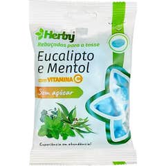 Herby Rebuçados Eucalipto Mentol Com Vitamina C Sem Açucar 60g