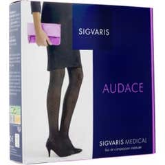 Sigvaris 2 Audace Chausette Femme Noir TNL 1 Paire