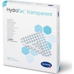 Hydrotac Transparent Pansement Non Adhésif 20x20cm 10uts
