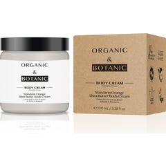 Crème corporelle bio et botanique à la mandarine et à l'orange 100ml