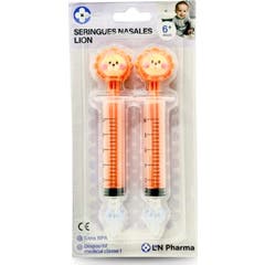 L2n Seringues Nasales Bébé Lions 2 Unités