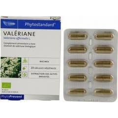Pileje Phytostandard Valériane Bio 20 gélules
