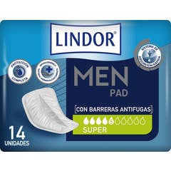 Lindor Men Pad Super 14 pcs