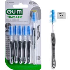 GUM Brosse interdentaire Trav-Ler 1619 6 Unités