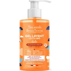 Beauterra Bébé Gel Nettoyant Délicatement Parfumé 750 ml