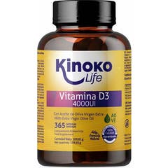 Kinoko Life Vitamine D 4000UI 365caps