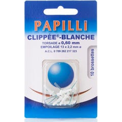 Papilli-Clippee Br Bord6,3Mm 10