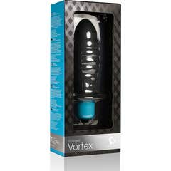 Rocks-Off 10 Speed Vortex Vibe Vibrator Black 1ut