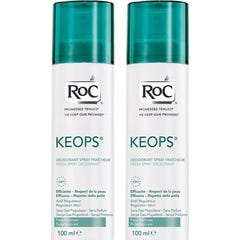 Keops Déodorant Fraîcheur Spray 2x100ml