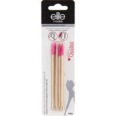 Elite Set Bâtonnets à Cuticules en Bois Extra Forts