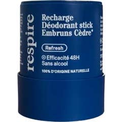 Respire Recharge Déodorant Stick Embruns Cèdre 50 g