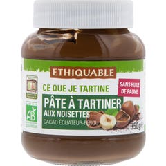 Ethiquable Crema Cacao con Avellanas Bio 350g