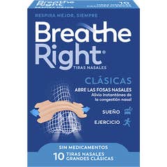 Breathe Right® Bandelettes nasales larges 10 pièces