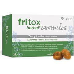 Farline Fritox Herbal Miel Menthe 18 unités