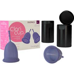 Claripharm Duopack Claricup 2 Coupes Menstruelles T1 + Box