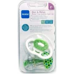 Baby Mam Teether Mini Bite &amp; Relax Phase 1 +2M 1pc