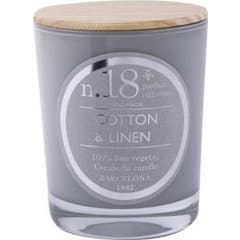 Cerabella Bougie parfumée en verre Cotton Line 7,5x9 cm 1 unité
