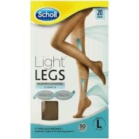 Scholl Light Legs medias de compresión ligera 20DEN color carne Talla L 1ud L 1ud