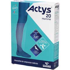 Actys 20 Homme Chaussette Noir Talla 2N 1 ud
