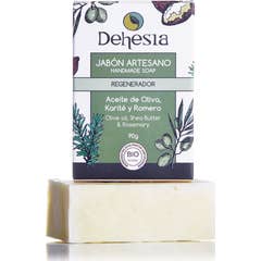 Dehesia Savon artisanal régénérant Bio Olive Romarin Karité 100 g