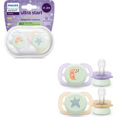 Philips Avent Ultra Start Nighttime Moon Star 0-2M 2uts