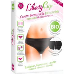 Liberty Cup Culotte Menstruelle Coton Bio Noir Taille XXL 1ut