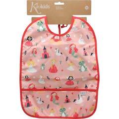 Kiokids Bavoir imperméable rose 36 x 27 cm