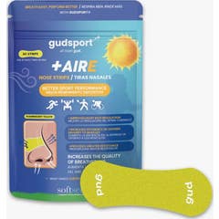 Gudslip Gudsport +Aire Bandelettes Nasales Jaune 30 Unités