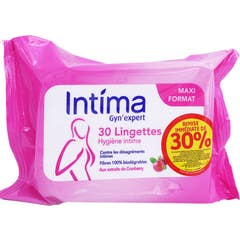 Intima Gyn'expert Lingettes 30uts