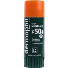 Dermophil Indien Stick Lèvres Mer Montagne Spf50+ 4g