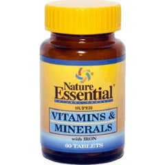 Nature Vitamines et minéraux essentiels 60comp