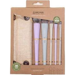 Beter Set Maquillaje Brochas Natural Fiber 5uds