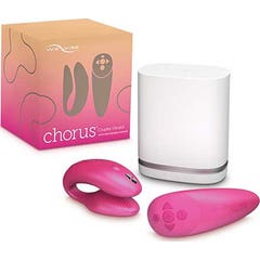 We-Vibe Chorus Vibrateur Couples avec Contrôle Squeeze Rose 1ut