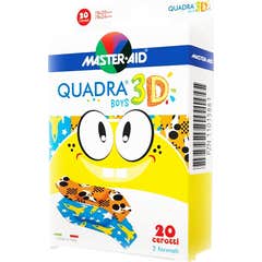 Master-Aid Quadra 3D Boys 20uts
